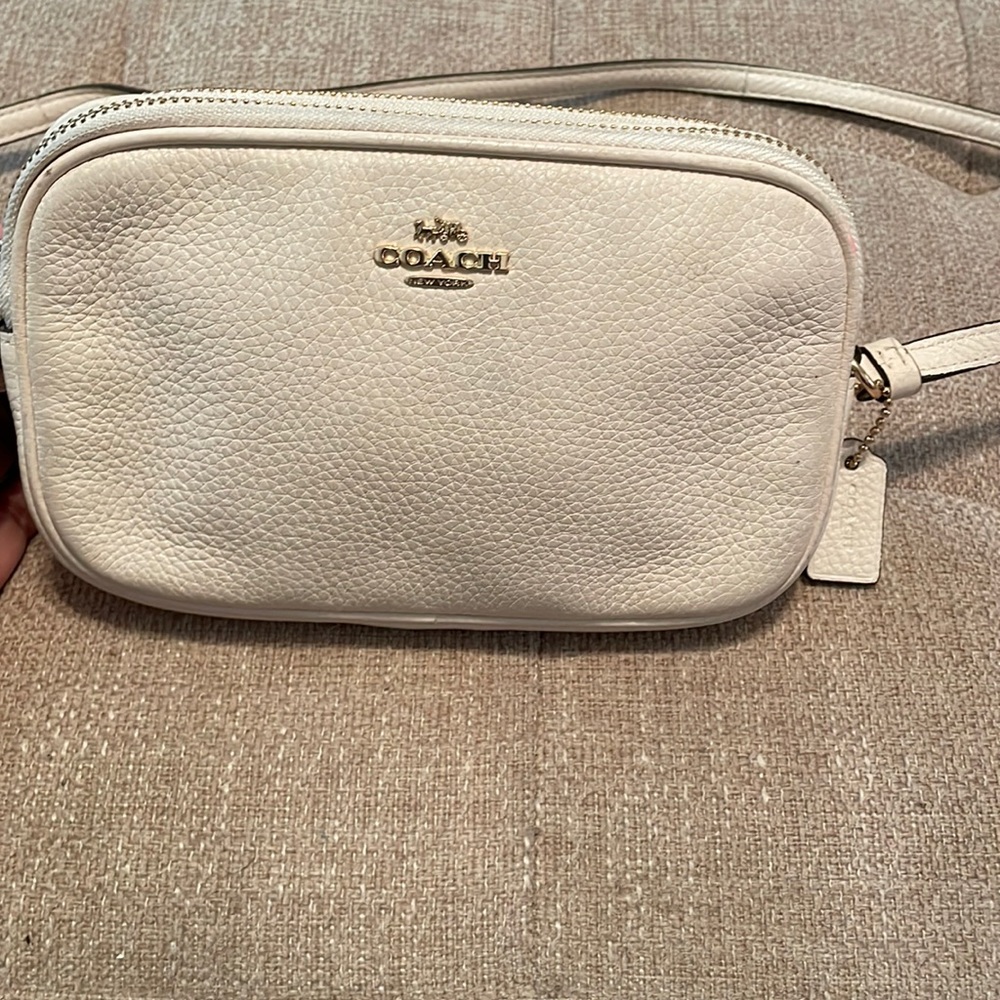 Off white Coach purse